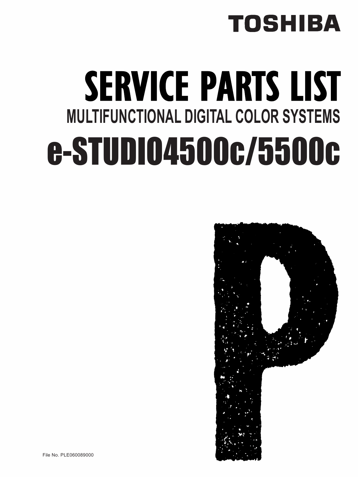 TOSHIBA e-STUDIO 4500C 5500C Parts Manual-1